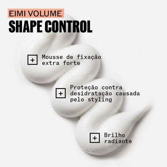 Mousse de Fixação Capilar Wella EIMI Shape Control